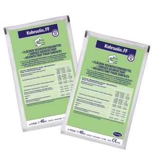 Kohrsolin® FF, Dezinfekčný prípravok na plochy a povrchy, 125 x 40 ml (128784) (Dezinfekcia)