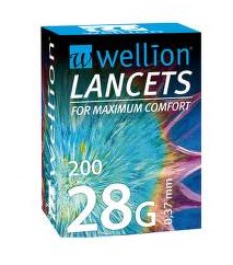 Lanceta sterilná 28G, 200ks (Glukomery)