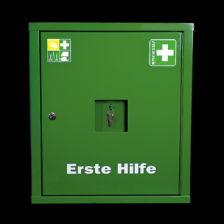 Lekárnička EUROSAFE - oceľová skrinka bez náplne, zelená (Nástenné lekárničky)