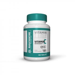 MARATHONTIME vitamín C 1000mg 100 tab. (Vitamíny a doplnky výživy)