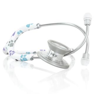 MDF 777 MD One® Epoch® Titanium Adult Stethoscope –  Paws/ Silver (Fonendoskopy)