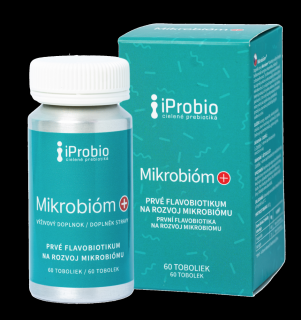 Mikrobióm+® prvé cielené flavobiotikum, 1 mesačné balenie (IPROBIO - Slovenský výrobca)