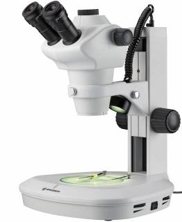 Mikroskop Bresser SCIENCE ETD-201 Trino 8-50x (Zoom objektív click-stop, zväčšenie 8-50x, okulár WF10x, spodné aj vrchné LED osvetlenie, trinokulár)