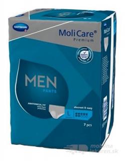 MoliCare Premium Men Pants,veľkosť L, 7 kvapiek - Inkontinenčné pánske nohavičky (Pomôcky pre inkontinenciu )