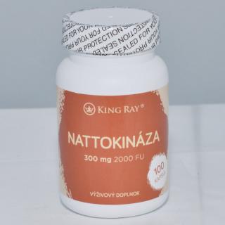 Nattokináza Kingray 300mg x 100kps (anti-trombotický účinok) (Anti-trombotický účinok)