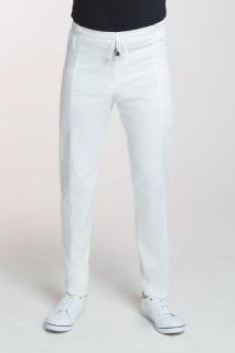 Pánske zdravotnícke nohavice na šnúrku M-201, biela (Zdravotnícke oblečenie)