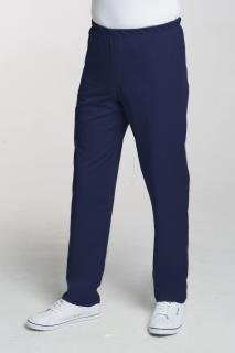 Pánske zdravotnícke nohavice v páse do gumy M-075C, granát (Zdravotnícke oblečenie)