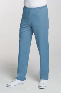 Pánske zdravotnícke nohavice v páse do gumy M-075C, tyrkysová (Zdravotnícke oblečenie)