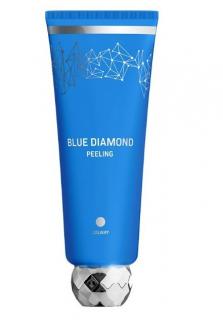 Peeling BLUE DIAMOND s Diamantovým Prachom, 75ml (Diamantová dermobráza v antiage kréme pre domáce použitie.)