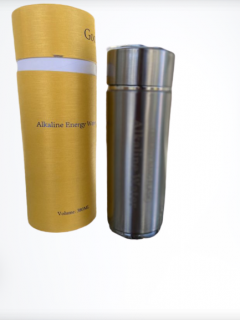 Pohár na alkalickú vodu, strieborný, 290ml (NANO Energetické poháre)