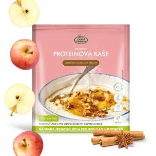 Proteínová kaša s jablkovo-škoricovou príchuťou Express Diet, 60 g (Chudnutie a celulitída)