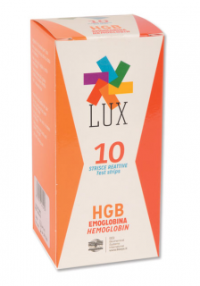 Prúžky LUX pre meranie Hemoglobínu (10ks) (Glukomery)