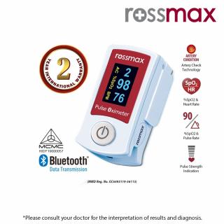 Pulzný oximeter Rossmax SB210 s upozornením na artériosklerózu + Bluetooth (Pulzný oximeter)