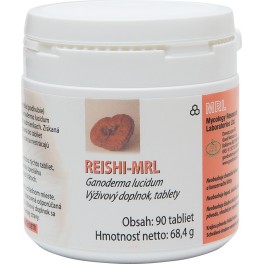 REISHI - Ganoderma lucidum, tablety so sušenou hubovou biomasou, 90 tabliet (Vitamíny a doplnky výživy)