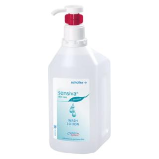 Sensiva, 1 L -  Emulzia na umývanie rúk a tela, flaša s pumpičkou (Dezinfekcia)