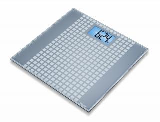 Sklenená osobná váha, Beurer GS 206 Squares (Osobné váhy)