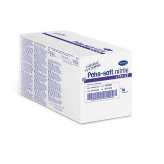 Sterilné rukavice Hartmann Peha-soft® nitrile sterile, 50 kusov, veľkosť L (Sterilné bezlatexové rukavice bez púdru)