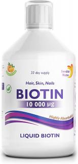 Swedish Nutra Biotín s vitamínom C 500ml (Vitamíny a doplnky výživy)