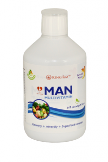 Swedish Nutra MAN MULTIVITAMIN s jedinečným zložením pre mužov 500 ml (Vitamíny a doplnky výživy)