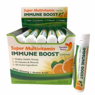 Swedish Nutra Multivitamín Imunity Booster 30 shots (Vitamíny a doplnky výživy)