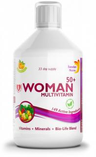 Swedish Nutra Multivitamín pre ženy 50+ 500ml (Posilnenie imunity)