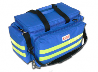 Taška pre záchranárov  - stredná, prázdna, modrá farba  (Prvá pomoc)