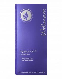 Wellmaxx Hyaluron5 + vápnik - koncentrát pre optimalizáciu pokožky 7x2ml (Kozmetika WELLMAXX)