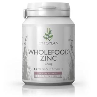 Wholefood Zinc – Zinok z rastlinného zdroja, 60 kapsúl (Vitamíny a doplnky výživy)