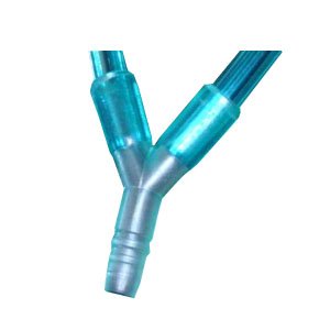 Ypsilonka VisionAire, 2 Legované zelené hadičky a rebrované koncovky (Kyslíkové koncentrátory )