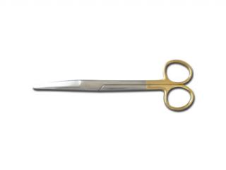 Zahnuté nožnice, Mayo - 18 cm - Gold Line (Chirurgické nástroje)
