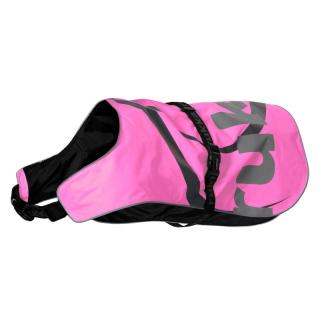 Flap safety vest Farba: Ružová, Veľkosť: M