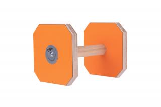 Loype činka drevená Farba: Oranžová, Veľkosť: Large