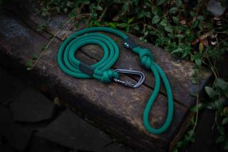Vodítko Wild Rope malý: 110cm, Farba: Zelená, šírka: 10 mm