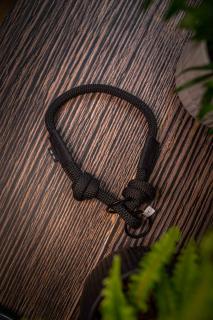Wild Rope obojok Farba: Čierna - polosťahovák, Veľkosť: L 45-50 cm