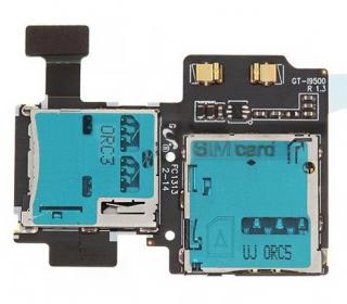 Čítač SIM a Mirco SD karty Samsung Galaxy S4 (GT-i9505)