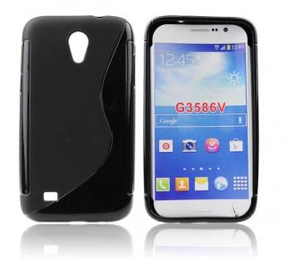 Gumené puzdro Samsung Galaxy Core Lite (G358) čierne