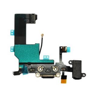 Nabíjací konektor s mikrofónom iPhone 5C Farba: Čierna