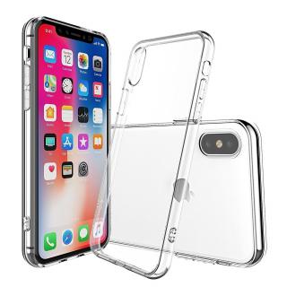 Ultratenké gumené puzdro Apple iPhone X priesvitné