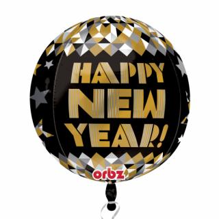 Balón fóliový koule New Year