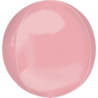 BALÓN ORBZ pastelově růžový 38x40cm