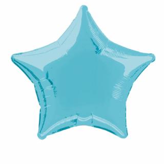 BALONEK fóliový hvězda Baby blue 51cm
