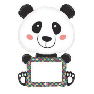 BALÓNEK fóliový Panda s místem k dopsání vzkazu 45" 110cm