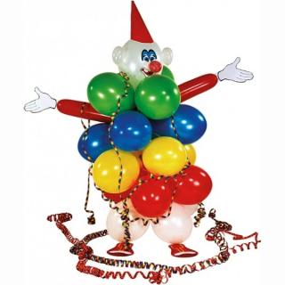 Balonková dekorace - klaun