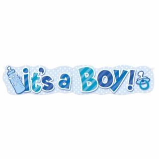 Banner s nápisem  It's a Boy
