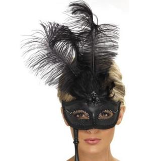Maska luxusní černá