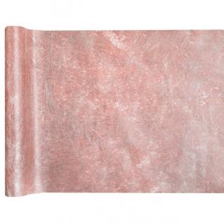 ŠERPA stolová metalická růžové zlato 25mx30cm