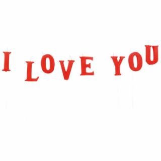 SET SVÍČEK nápis " I Love You"