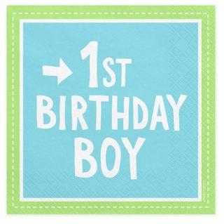 UBROUSKY 1st Birthday Boy 33x33cm 20ks