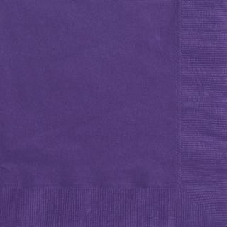 UBROUSKY jednobarevné tm.fialové - 33x33cm 20ks