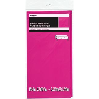 UBRUS plastový neon pink